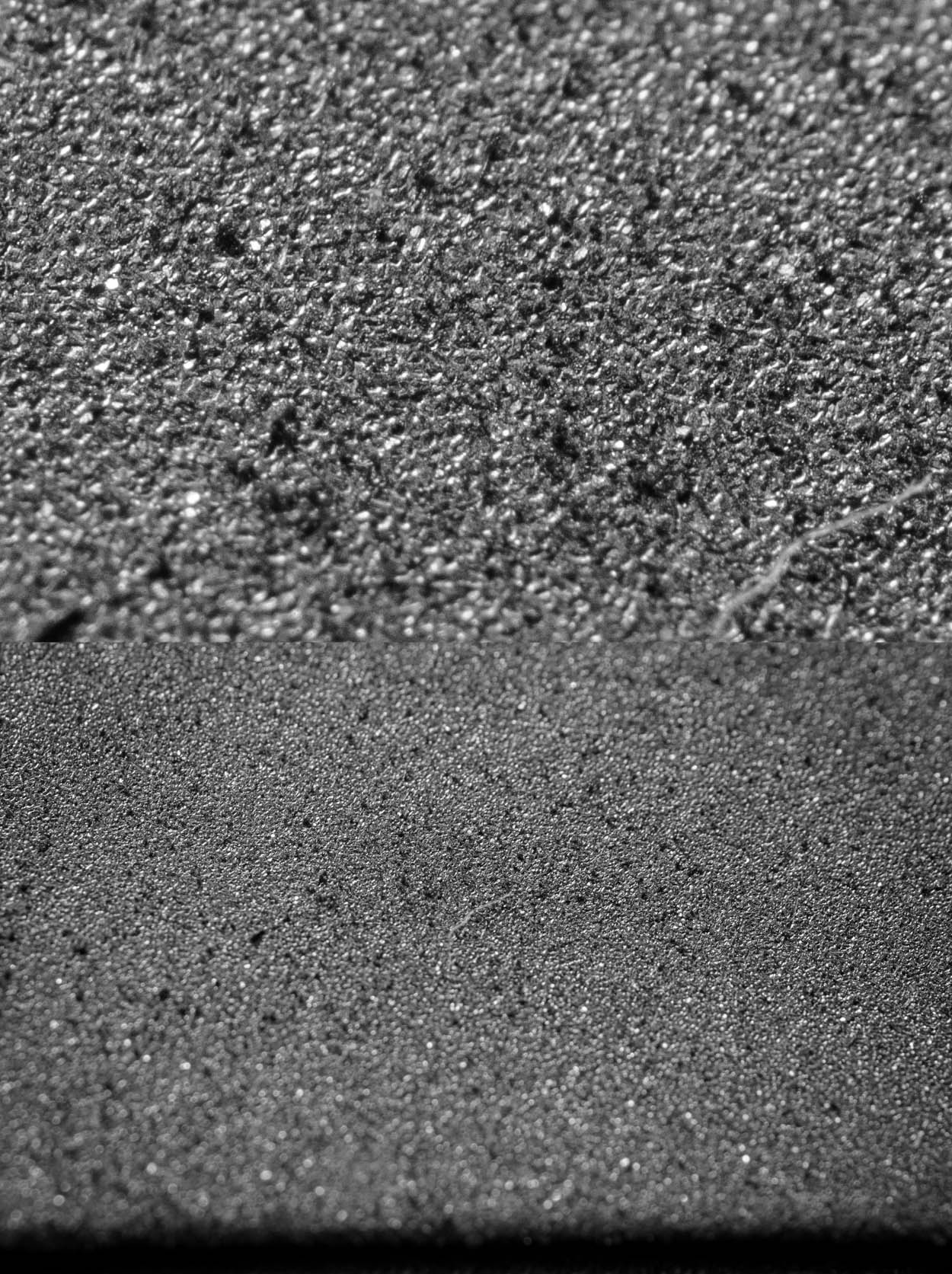 diamantový brusný kámen hrubost 600 grit - zvětšení