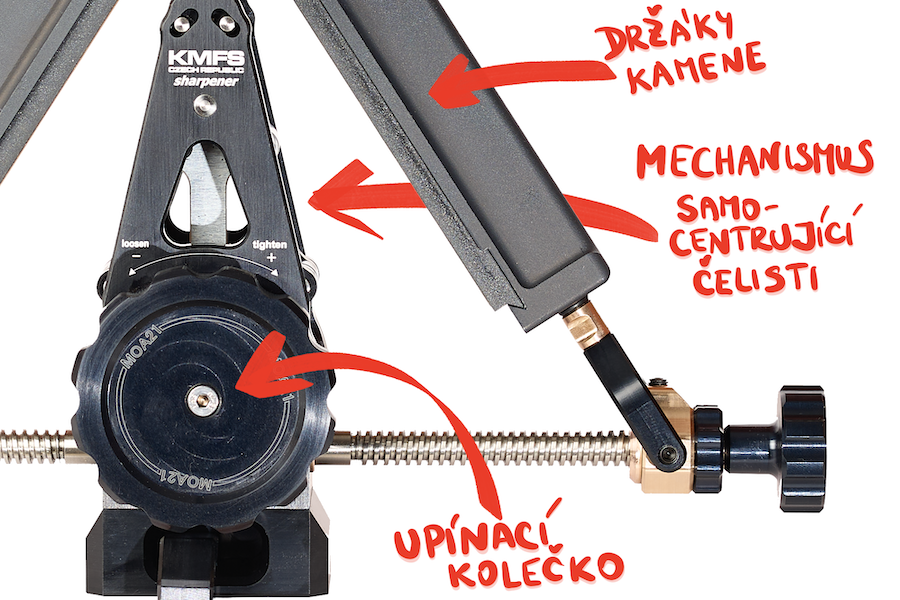 Detail čelistí MOA21